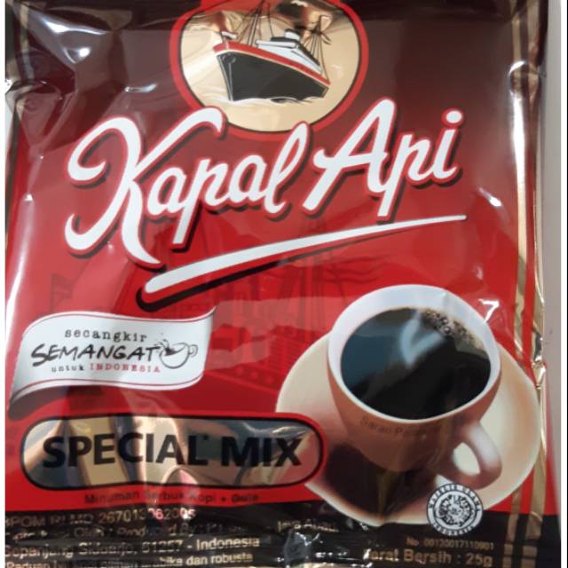 

Kapal Api Spesial Mix 1renteng isi 10sachet @25gr ED 16 jan 26