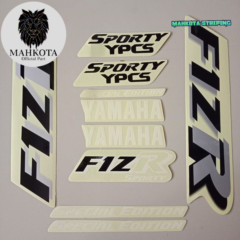 Striping Stiker Polet Sepeda Motor List yamaha fizr f1zr fiz r spesial edition marlboro silver