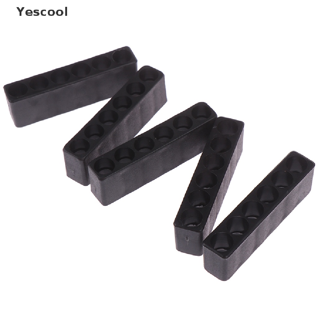 Yescool 5Pcs / Set holder Mata Obeng hex shank 6 / 10 / 12 Lubang