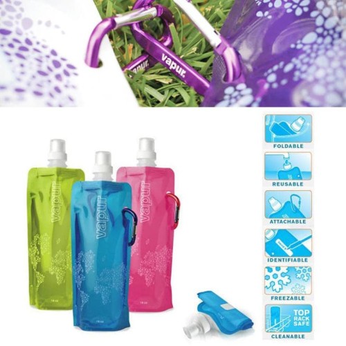 Botol Tempat Minum Lipat Mini Camping Outdoor Freezing Anti Bottle