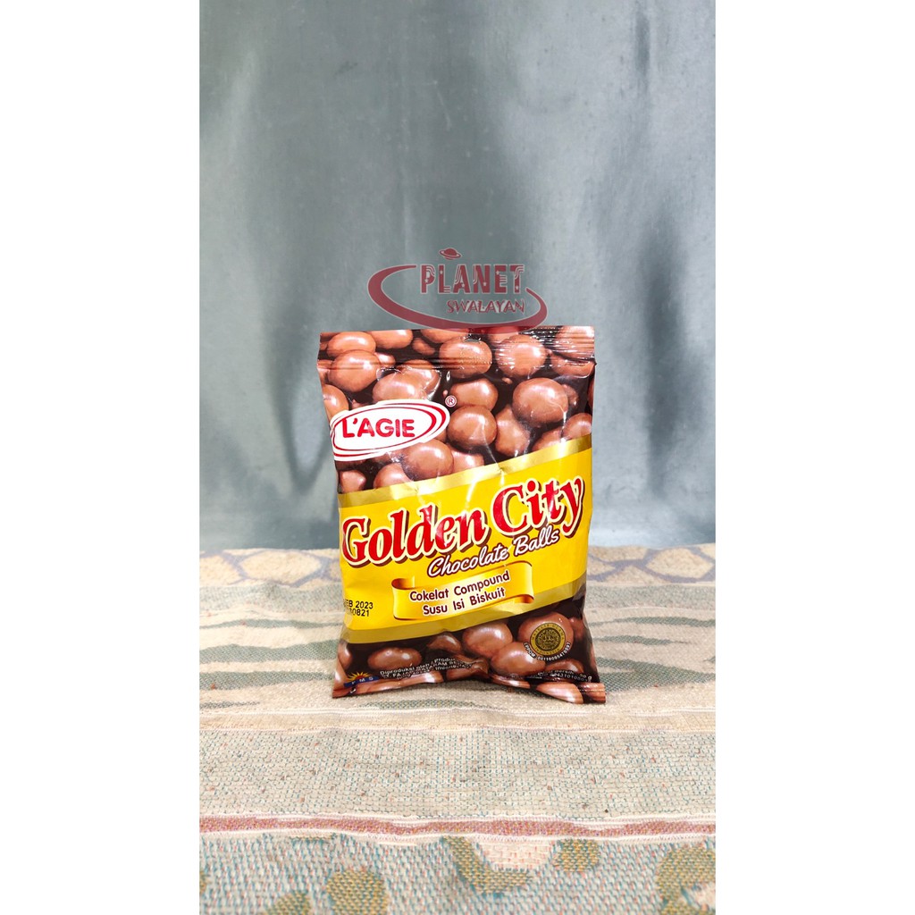 

L'AGIE GOLDEN CITY CHOCOLATE BALLS 50 GR