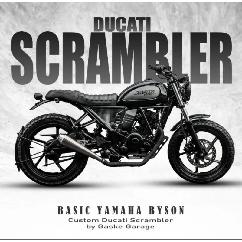 Paket Japstyle Ducati Scrambler cocok buat Byson Tiger Scorpio