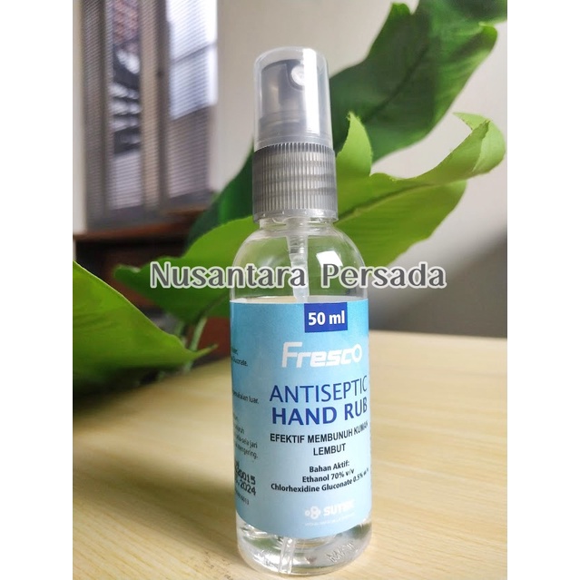 Hand Sanitizer Disinfektan Fresco Antiseptic Hand Rub Sanitizer 50ml