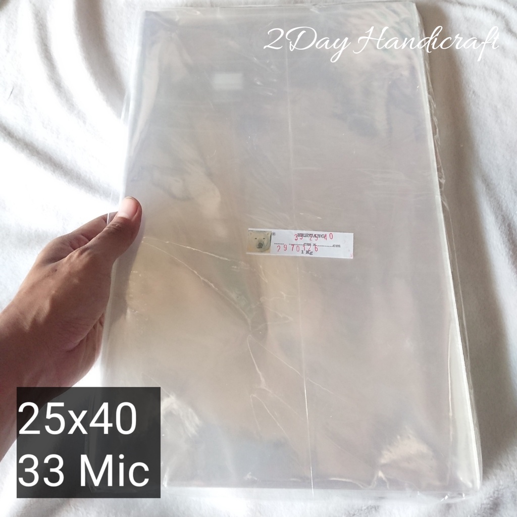 

250gram Plastik OPP 25x40 - Plastik OPPTL 33 Micron - Plastik Souvenir