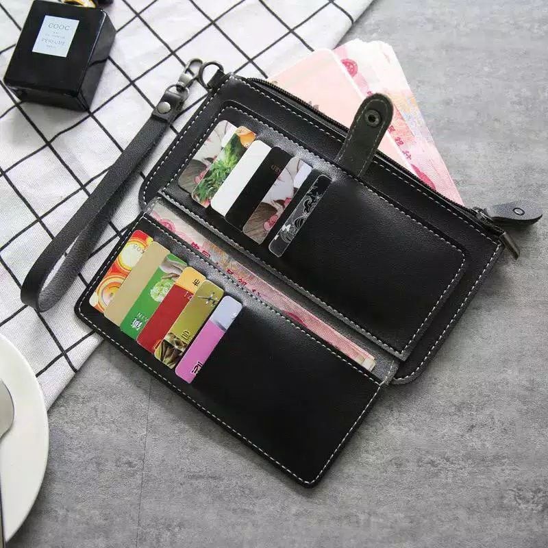 DK25 Dompet Kulit Panjang Wanita Tali Pendek 119