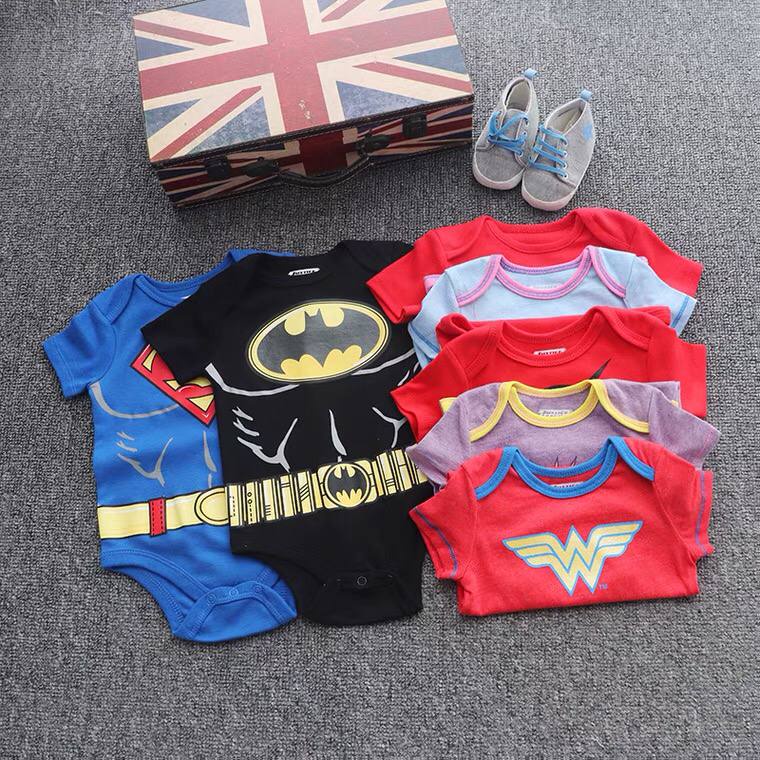 BAJU BAYI JUMPER NEWBORN BATMAN SUPERHEROES AVENGERS IMPOR PIYAMA SUPERHERO HULK