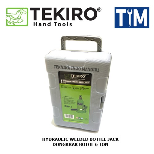 TEKIRO Dongkrak Botol 6 TON / Hydraulic Welded Bottle Jack AU-BJ1911