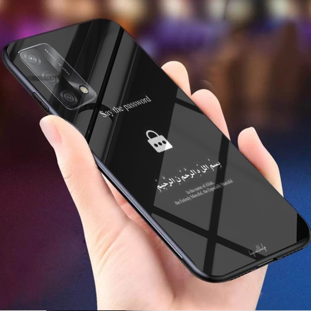 (Q38) Softcase OPPO A74 -Case OPPO A74 -Softcase kaca A74 -Case Aesthetic OPPO A74