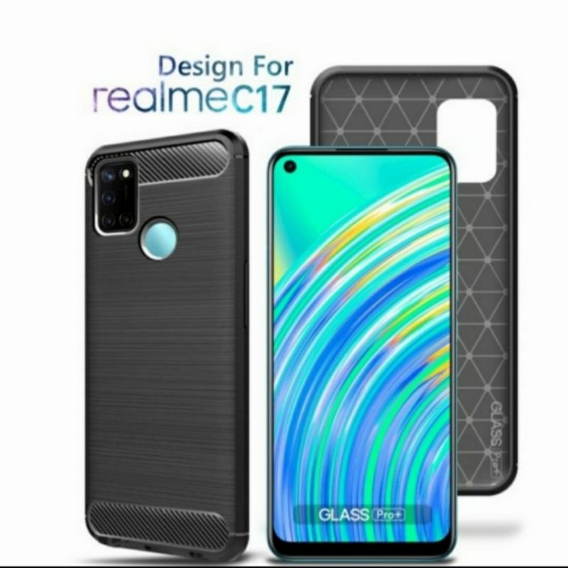 Realme C11 C12 C15 C17 soft case silikon carbon