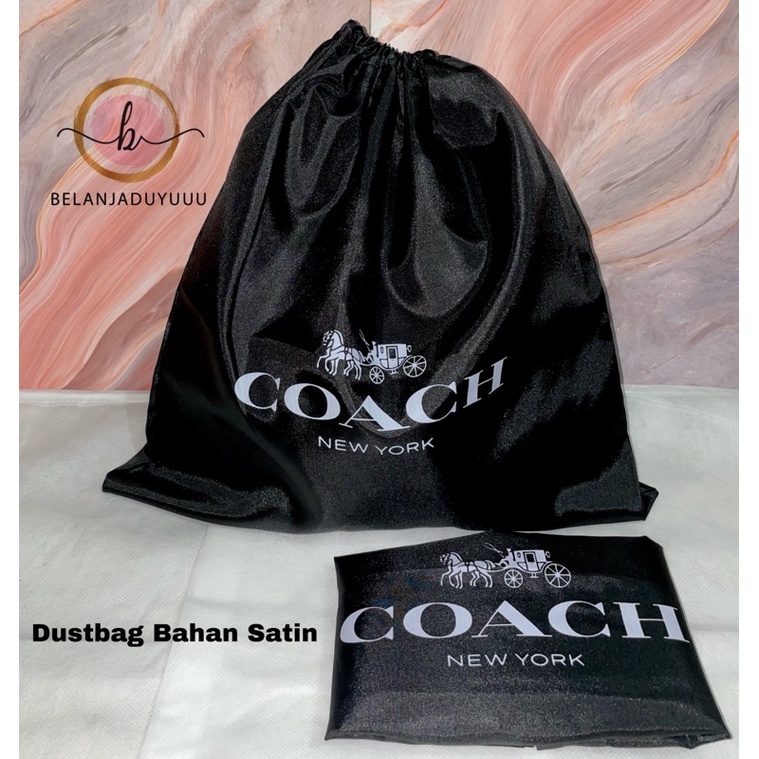 Paper Bag Coach Hitam Pembungkus Kado Tas Branded  (READY STOCK JKT )