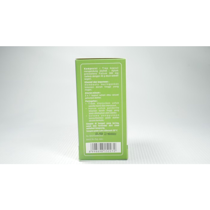 SIDOMUNCUL CELERY OBAT HERBAL DARAH TINGGI DAN HIPERTENSI 30 KAPSUL TERMURAH