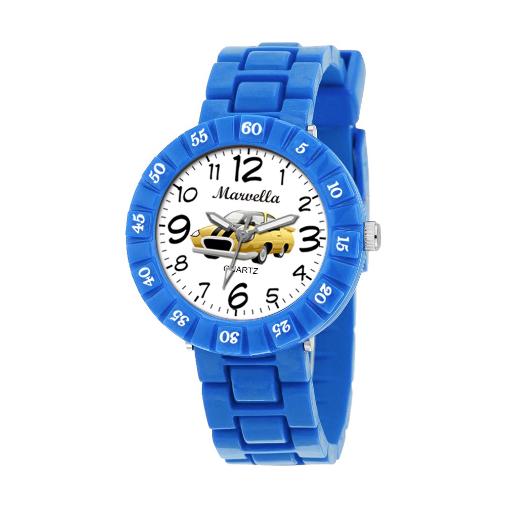 Jam Tangan Jam Tangan Anak MARVELLA KIDS CAR MV 1001 (N2E2) Kekinian Jam Tangan Anak Perempuan Anti 