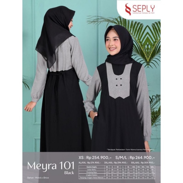 GAMIS SEPLY MEYRA 101 BLACK