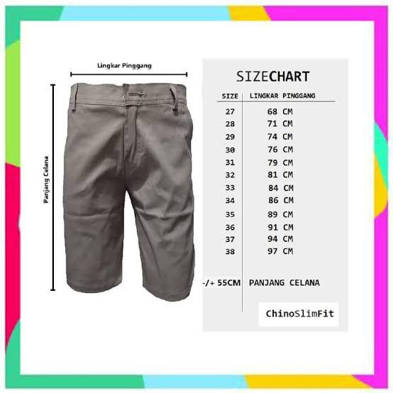 INSIGHT Celana Chino Pendek Pria Premium Distro