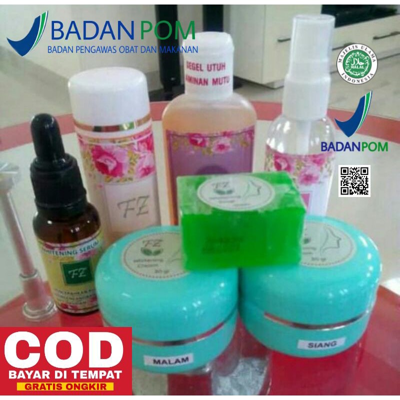 CREAM FZ JUMBO ORI BPOM CREAM FZ PAKET JUMBO || PAKET LENGKAP + SERUM || CREAM GLOW 100% ORIGINAL