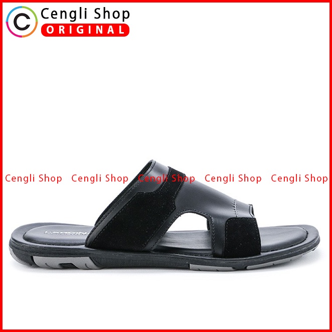 SANDAL SLIDE PRIA CARDINAL ORIGINAL SLINGBACK CASUAL HITAM CA40