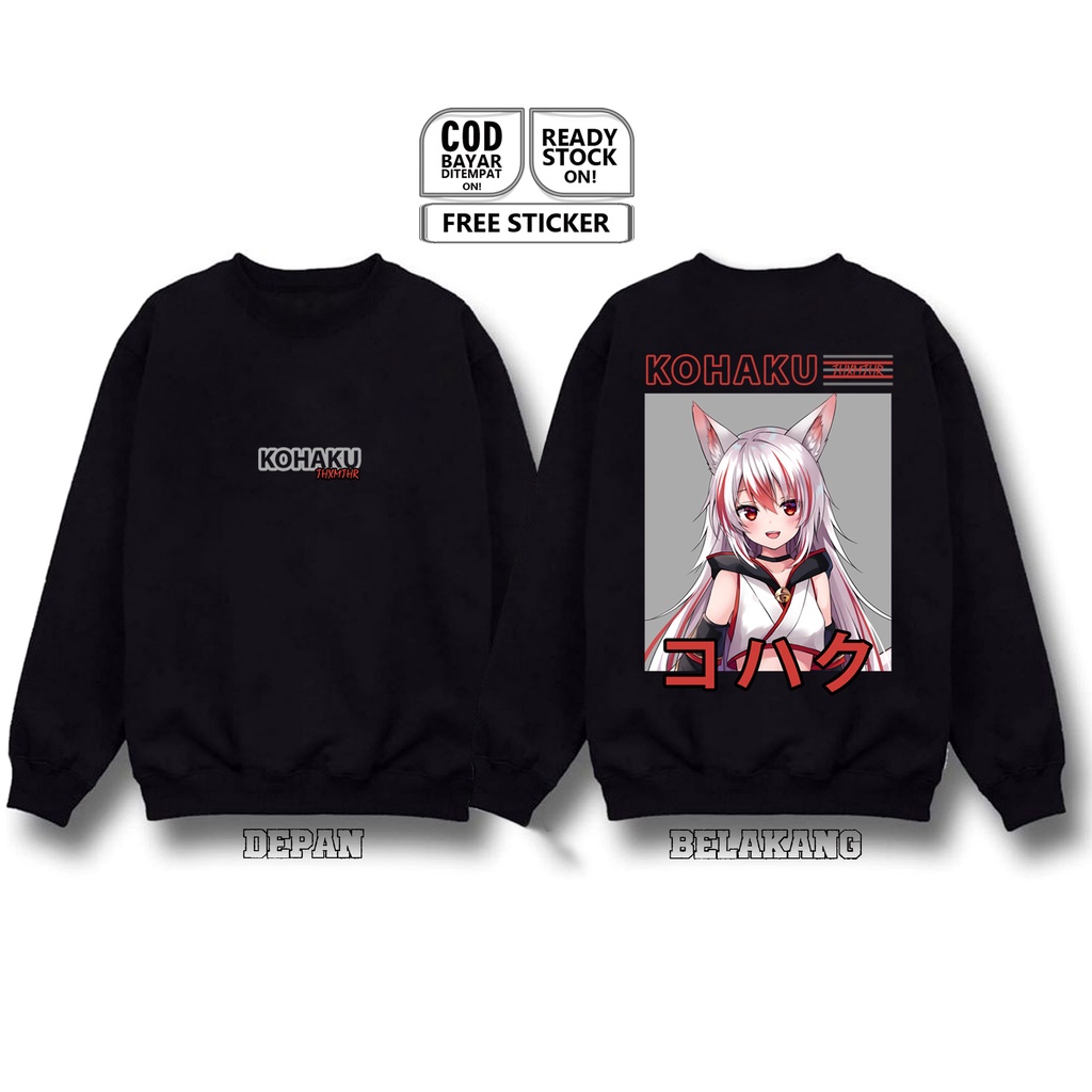 SWEATER KOHAKU SENKU DR. STONE WAIFU ANIME MANGA TSUKASA SHISHIO SENKU ISHIGAMI RURI KOKUYO TAIJU KINRO GINRO BAJU JEPANG JAPAN CULTURE COSPLAY OTAKU WIBU - SIGN CLOTH