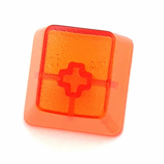 Keycap CLV 1U orange polos blank replacement keyboard button tombol