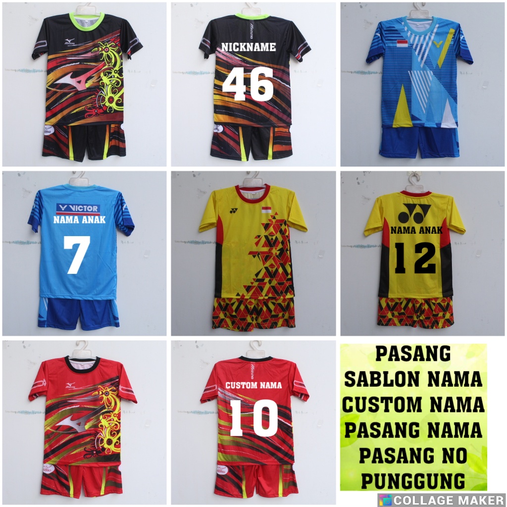 Jersey setelan baju volli Jersey baju voli anak