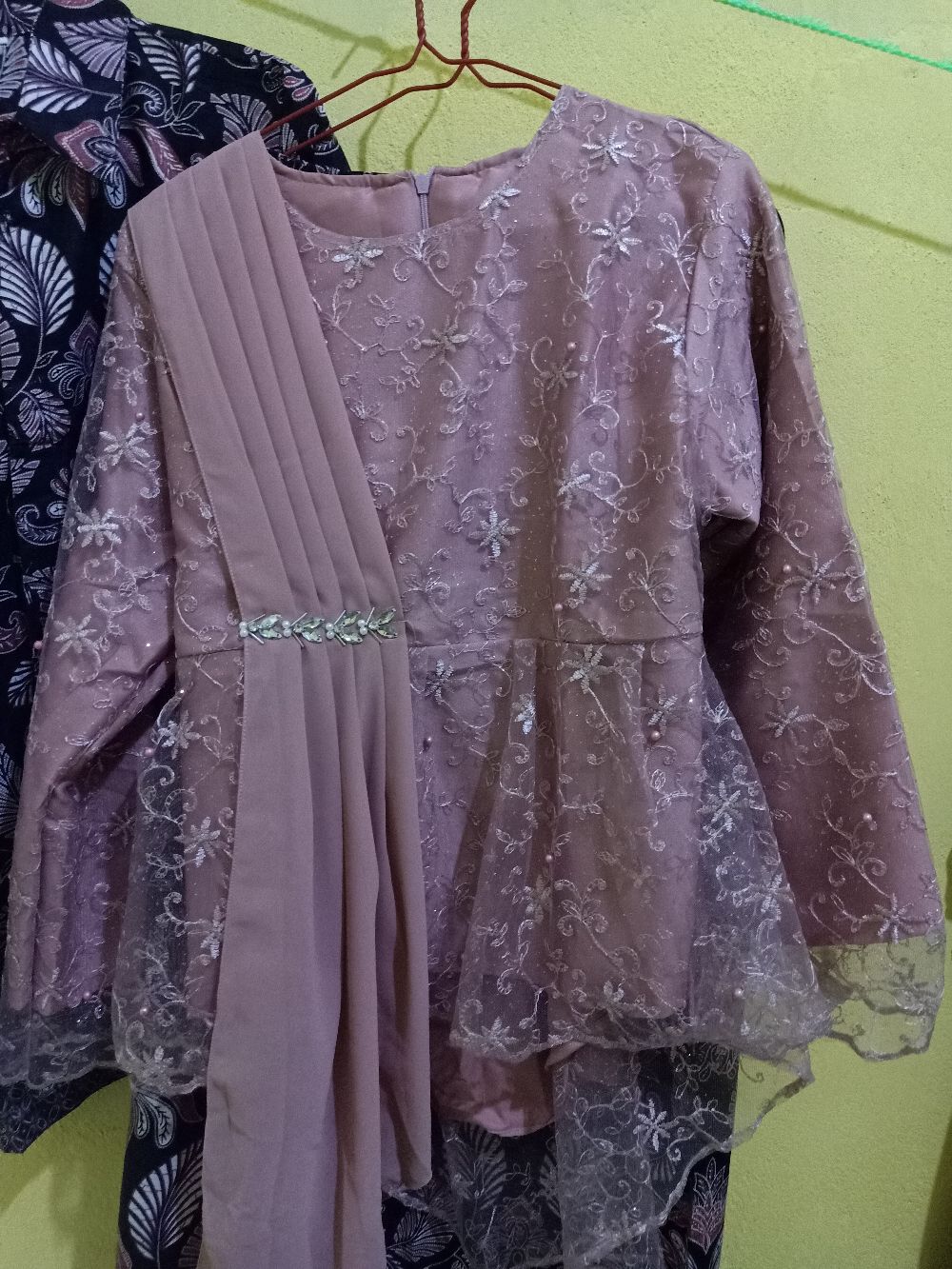 Maura Couple - Sania Ruffle Batik Couple Ori Ndoro Jowi Dnt Garansi Termurah Shopee - Batik Couple