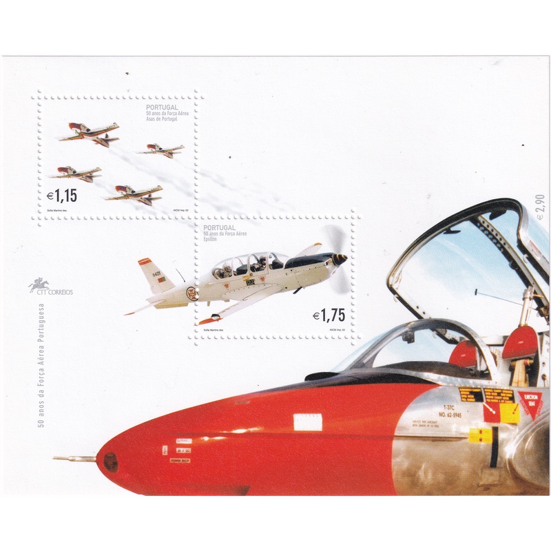 

Prangko Portugal 2002 - The 50th Anniversary of the Portuguese Air Force