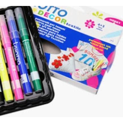 

◄ Spidol Untuk Kain / Kanvas 6 warna Giotto Decor Textile ➴