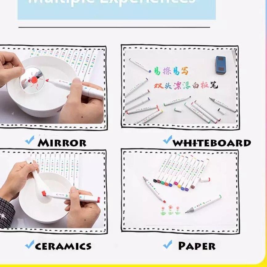 

❤[PROMO ⚡PECIAL!!!]❤ SPIDOL AJAIB Ngapung Di Air Magic Marker Floating Pen Water Based Marker Hits Viral Spidol Ngapung Spidol Papan Tulis Whiteboard Marker Floating Marker Spidol Apung Spidol Ajaib Magic Marker produck terbaik