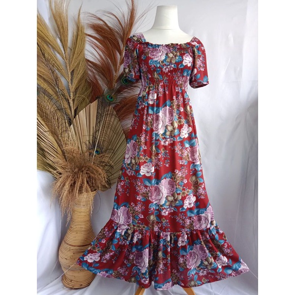 VANESSA REMPEL/ DASTER KERUT DADA REMPEL / DASTER SMOK-BMB MARUN