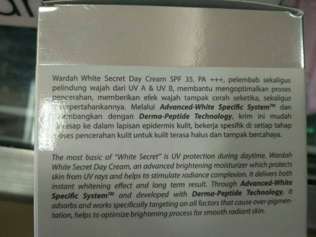 White secret Day crem 30g