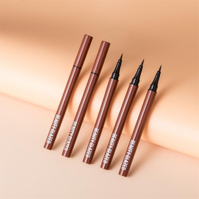 Beauty Glazed Chocolatte Extremly EYELINER BLACK Waterproof Longlasting Eyeliner Beauty Glazed Eyeliner Waterproof Beauty Glazed