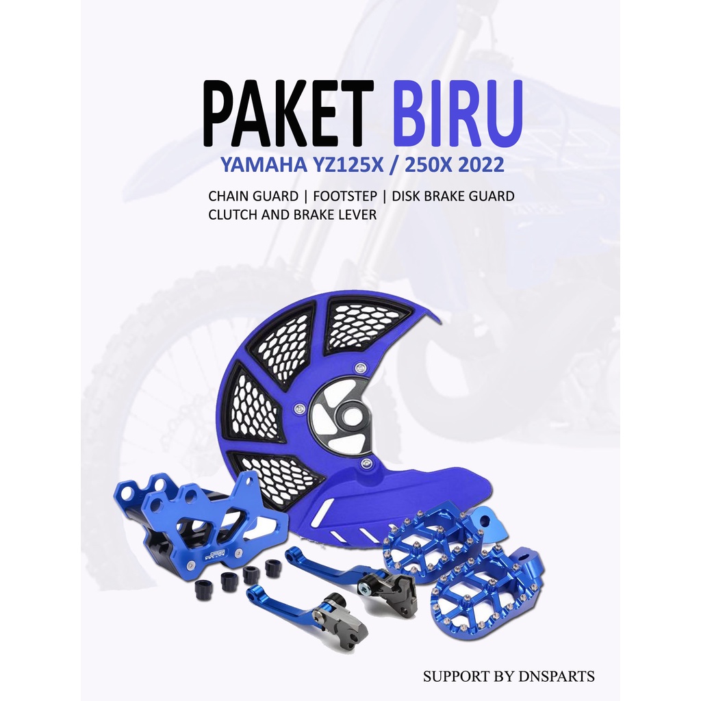 AKSESORIS YAMAHA YZ 125X  250X  2022 PAKET HEMAT ( TANPA- FOOT STEP)