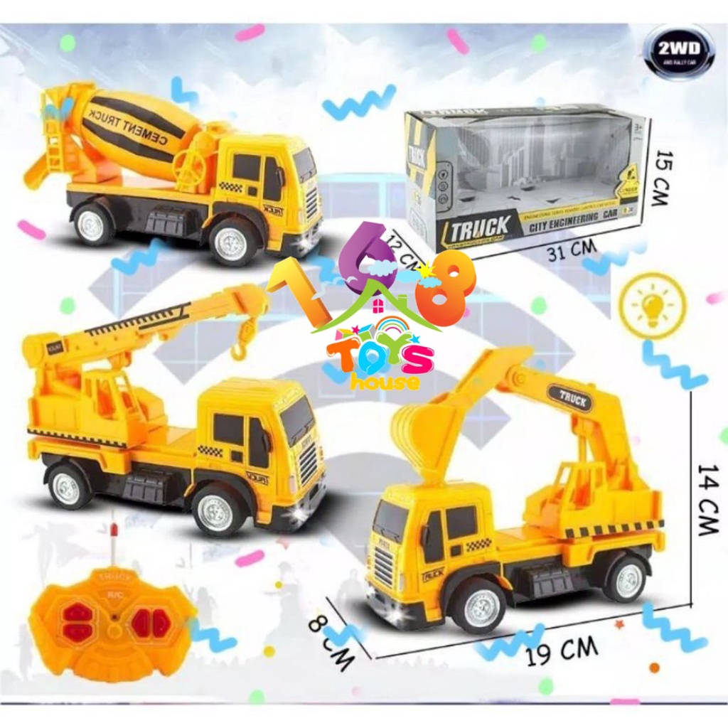 MAINAN ANAK TRUCK BEKO REMOTE CONTROL NEW 1158