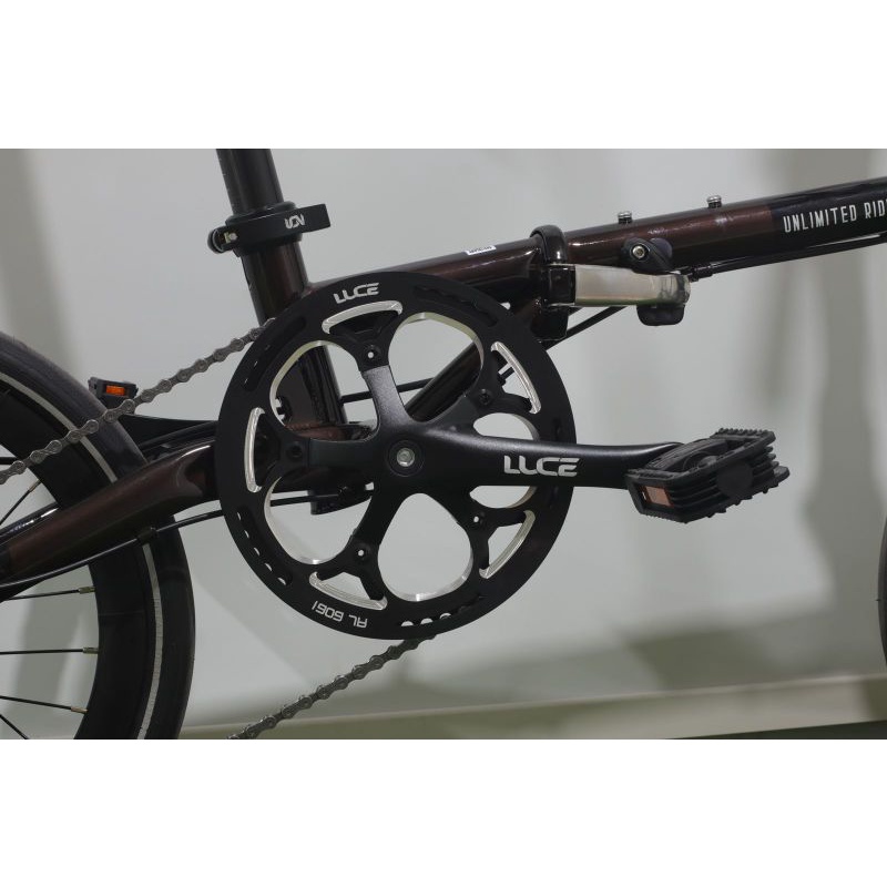 Sepeda Lipet/FoldingBike Elemnt Troy 16 X 10 Speed Black Diamond + Koper