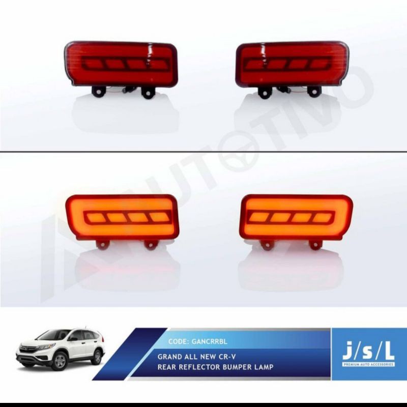 LED mata kucing grand CRV/ rear reflektor bumper lamp jsl