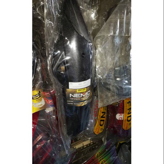 Cover Pelindung Knalpot NMax Old Carbon Nemo