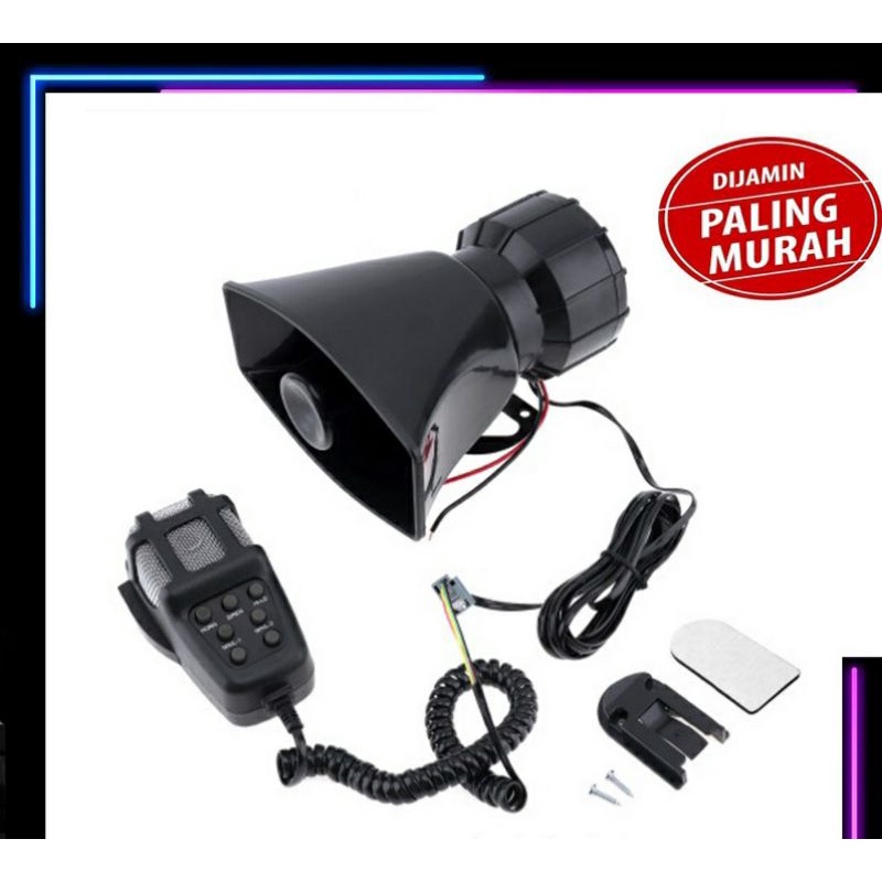 Toa sirine 7 suara speaker mobil motor mic
