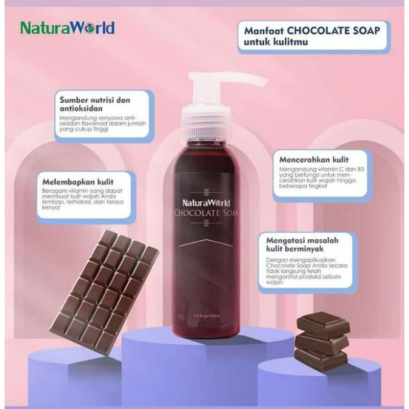 

Sabun Coklat - Chocolate Soap NaturaWorld Asli Original Murah