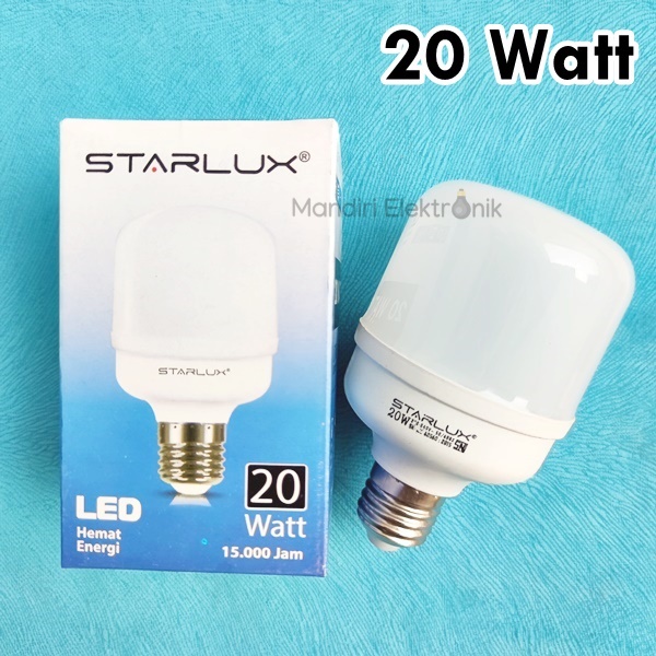 Lampu LED Kapsul 20 Watt Starlux Putih - Lampu LED Murah 20 Watt