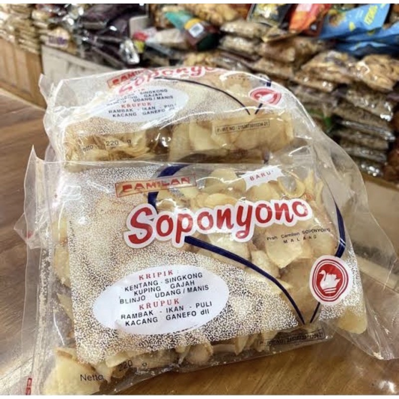 

KERIPIK SINGKONG MANIS SOPONYONO