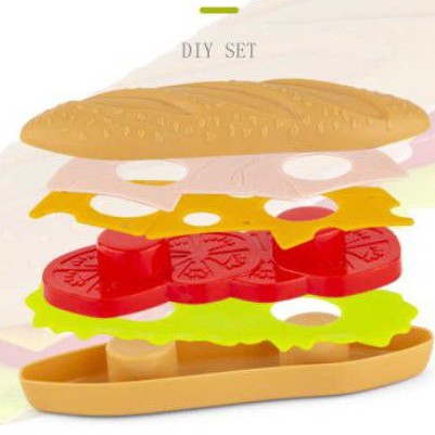 MAINAN MASAKAN FAST FOOD BURGER HOTDOG SET