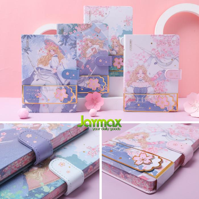 

Magnetic Notebook Diary / Jurnal agenda Buku tulis Planner LadyUnicorn