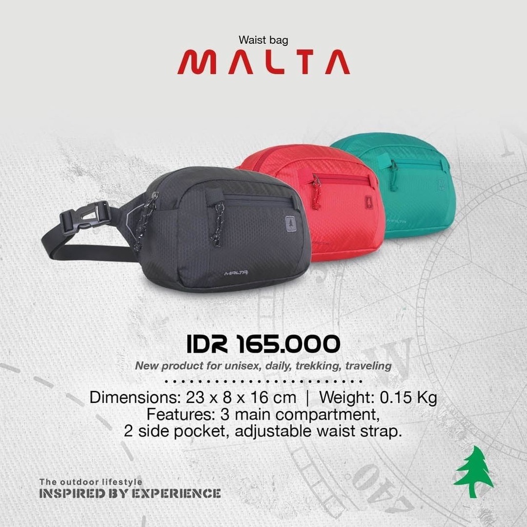 WAIST BAG CONSINA MALTA - Tas Selempang - Tas Pinggang