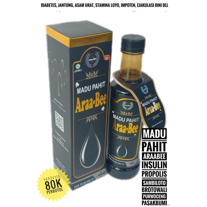 

Madu Hitam Pahit ARAABEE Obat Diabetes - 470gr