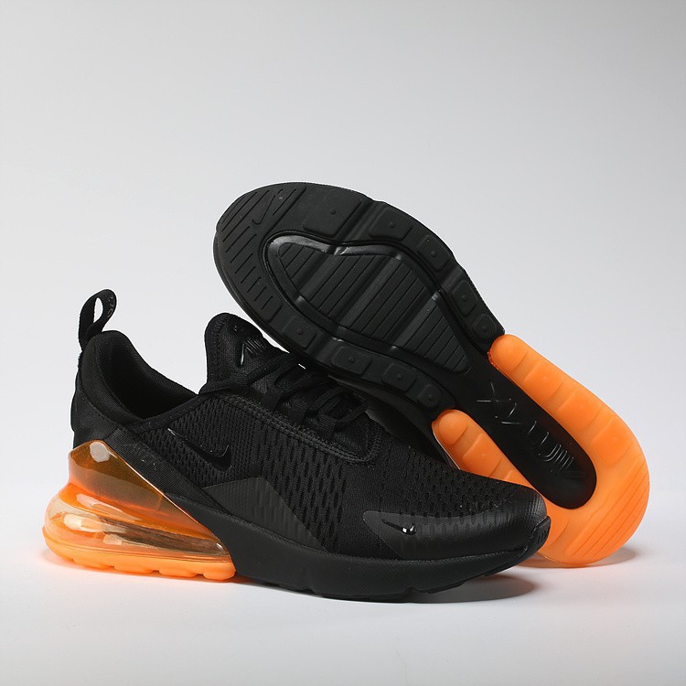 nike 270s black and orange