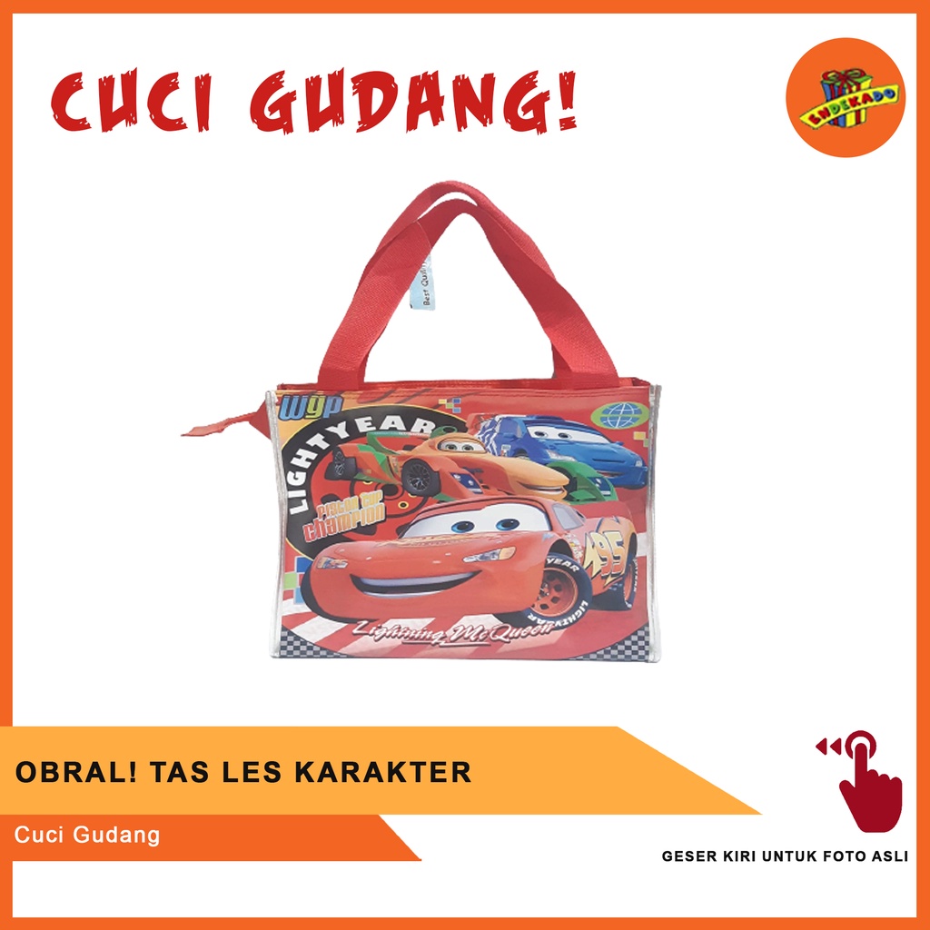 OBRAL! TAS LES KARAKTER - Cuci Gudang