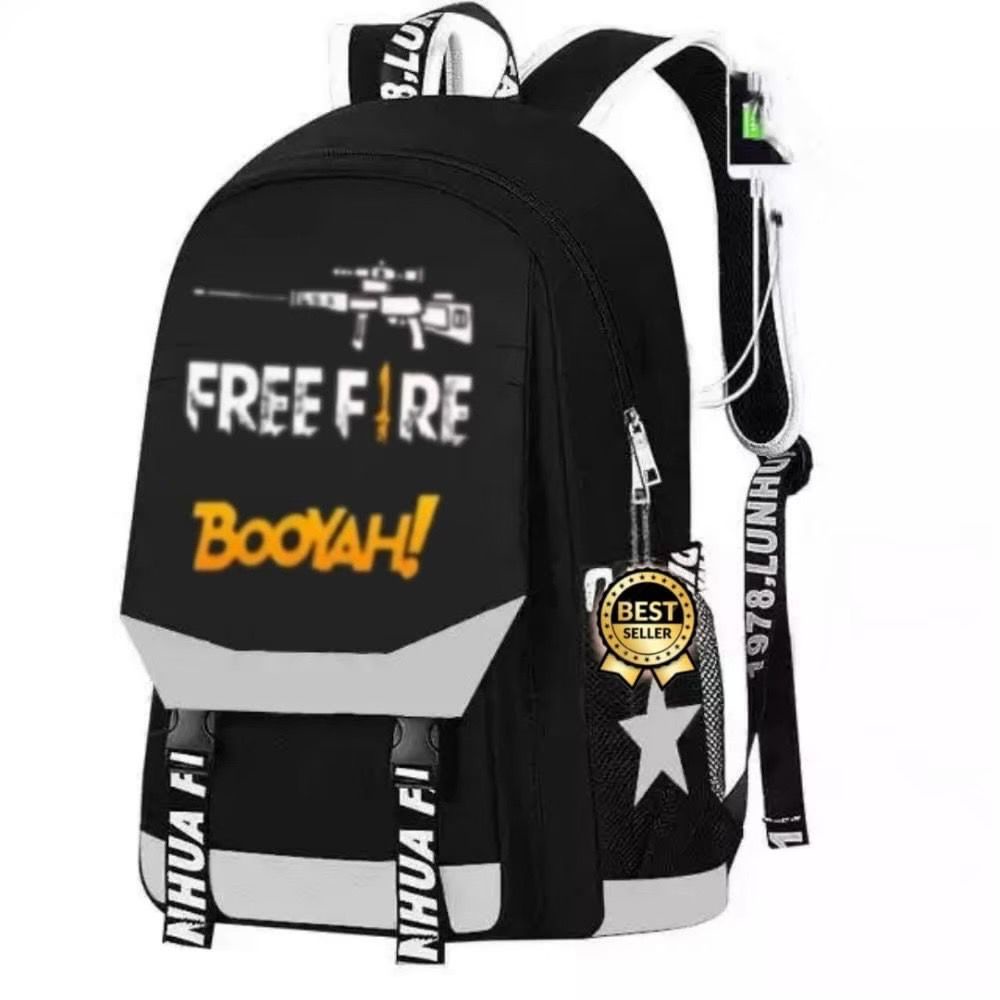 New Backpack FF FREE FIRE BOOYAH! Terbaru 2021 Kekinian Viral!!