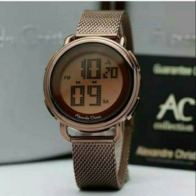 JAM TANGAN WANITA ALEXANDRE CHRISTIE AC9227 DIGITAL