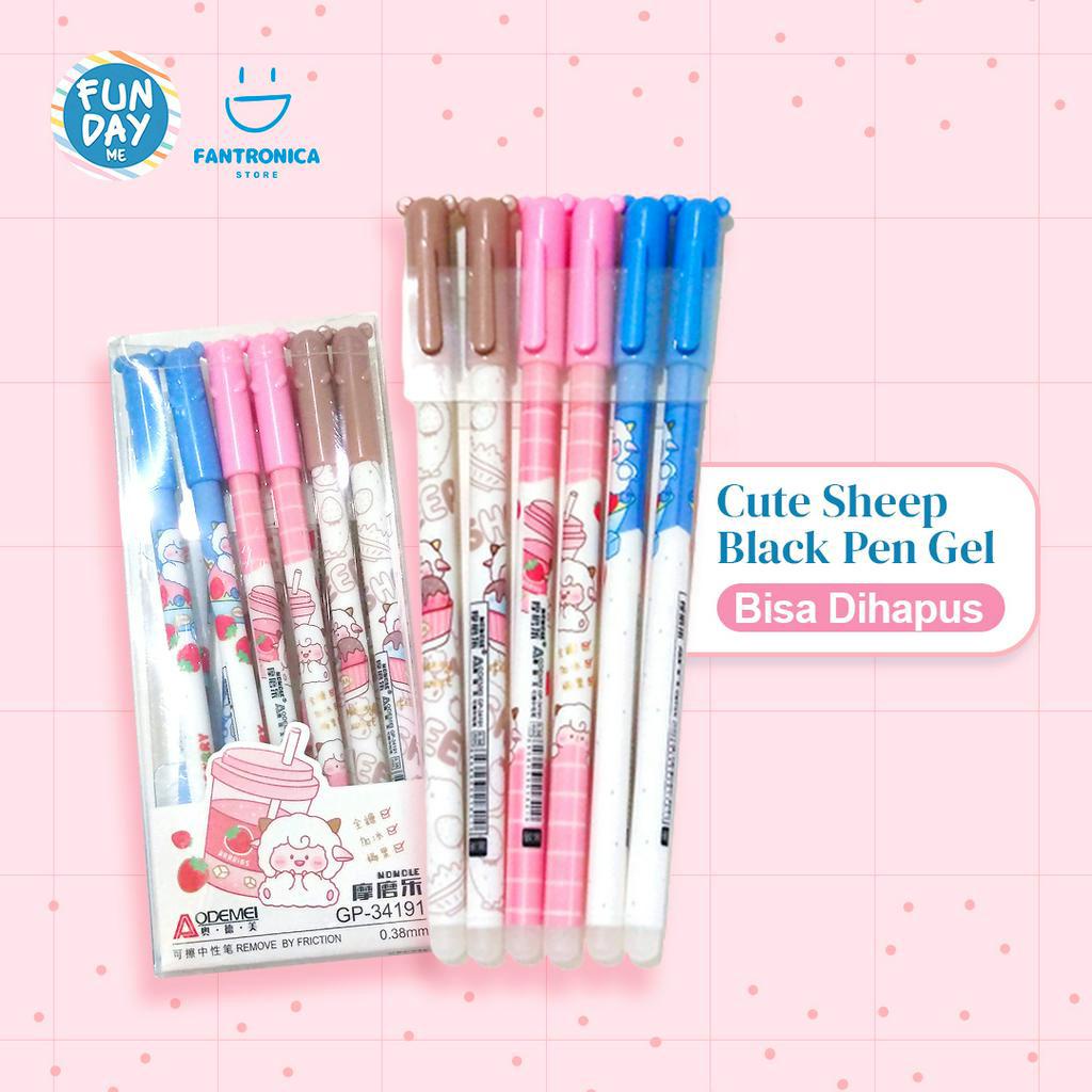 

Pen Bisa hapus / Pen Gel Hapus / Pen Erasable / Fancy Pen Erasable Lucu Motif Sheep