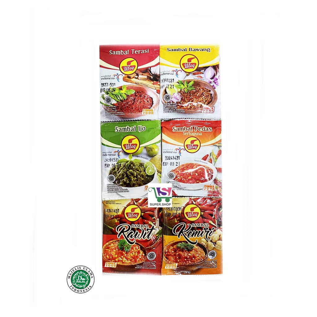 Sambal / Sambel ULEG SACHET 20 Gram