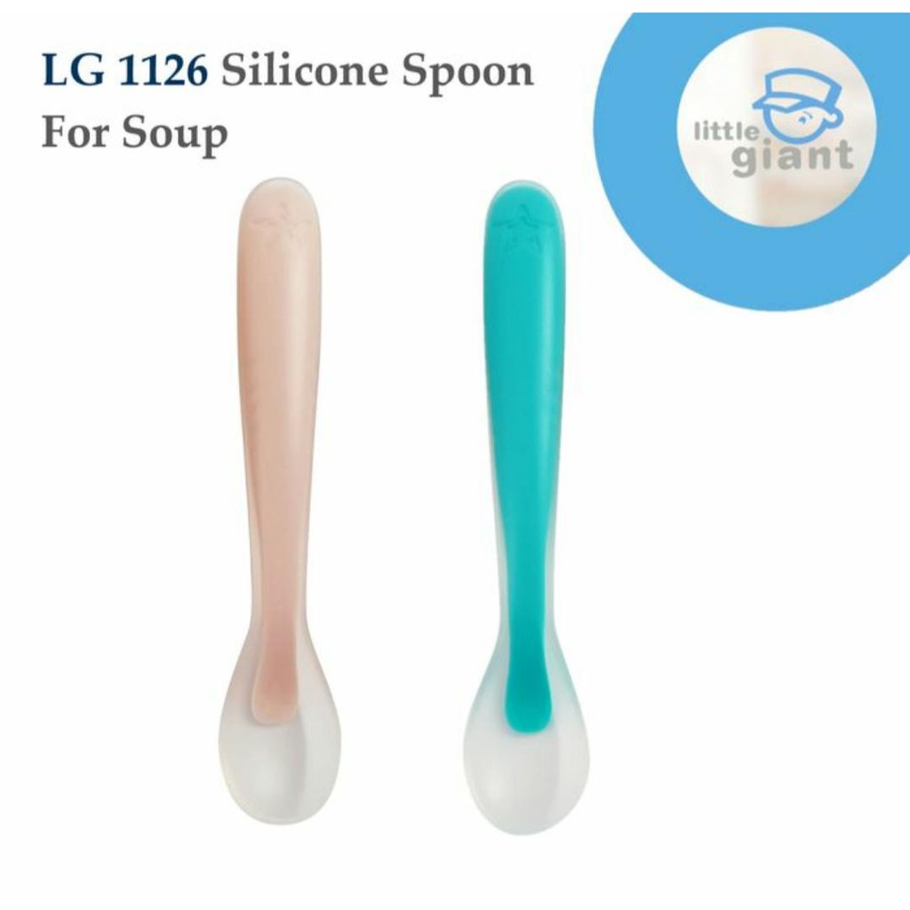 Little Giant Silicone Spoon For Soup LG 1126 Sendok Makan Bayi
